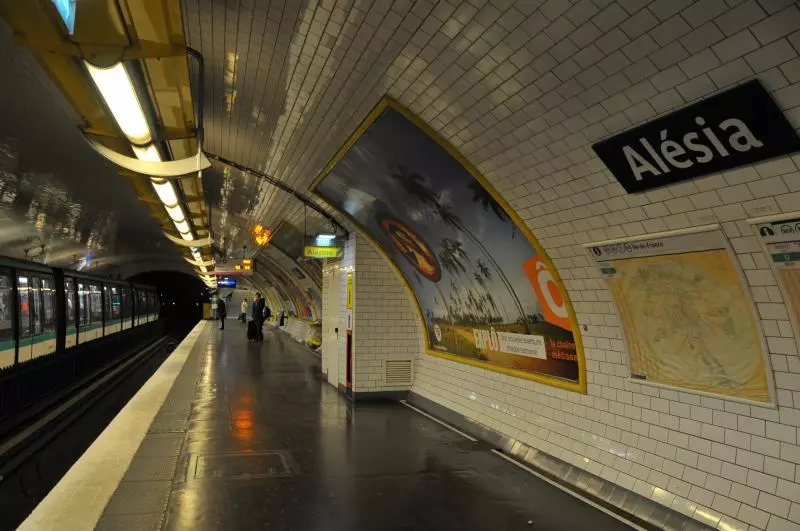 Metrostation Alésia in Paris